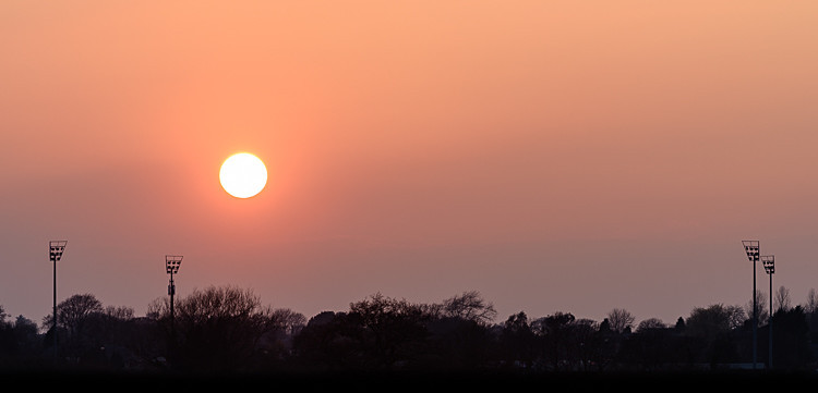 Sunset over Macclesfield Town FC - Other buildings