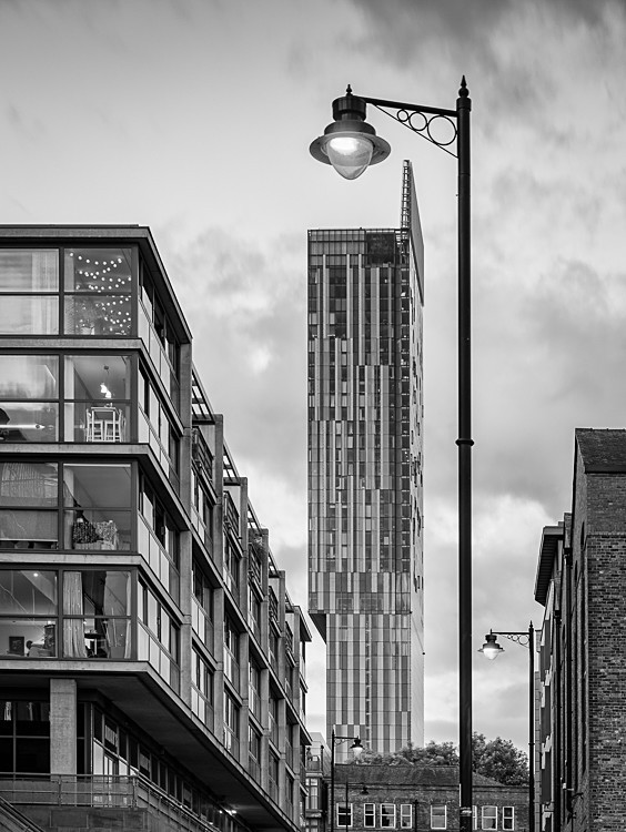 The Hilton from Castlefield Events Arena - Manchester