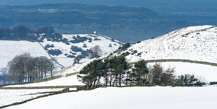 Snowfall around White Nancy (1) - White Nancy