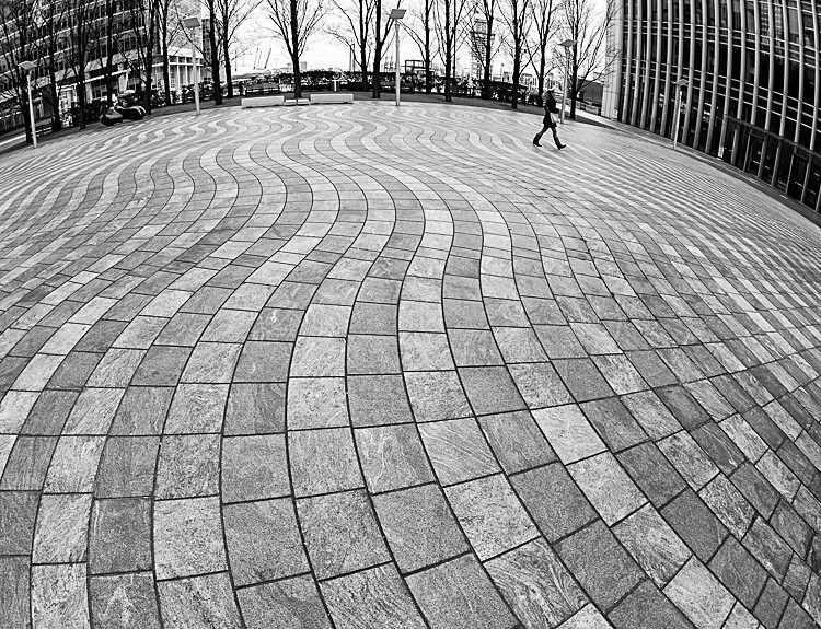 Pavement patterns, Canary Wharf - Other locations