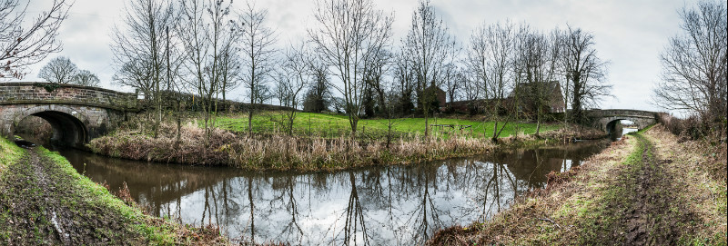 Bridges 61 and 62 on the Macclesfield Canal by photographer Mark Helliwell