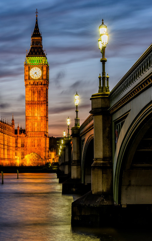 Big Ben and Westminster Bridge (1) - Westminster