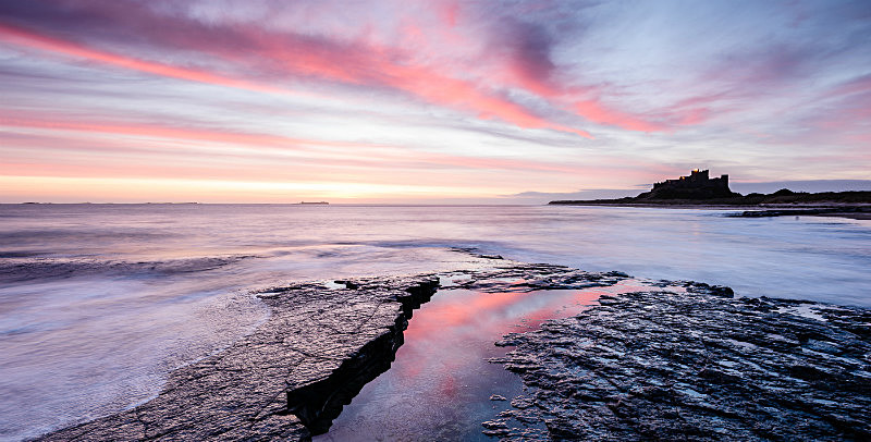 Sunrise at Bamburgh (4) - Northumberland