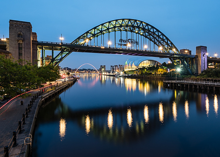 The Tyne and the Millennium Bridges (1) - Newcastle