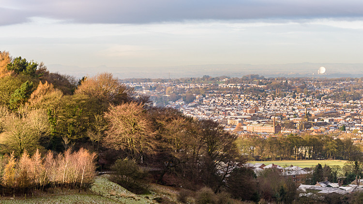 Macclesfield and Jodrell Bank from Buxton Road - Other buildings
