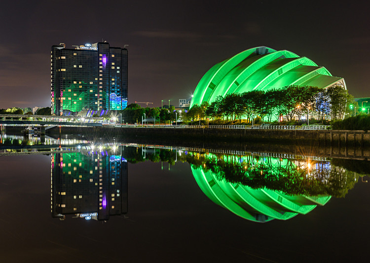 The SEC Armadillo and Crowne Plaza (2) - Glasgow