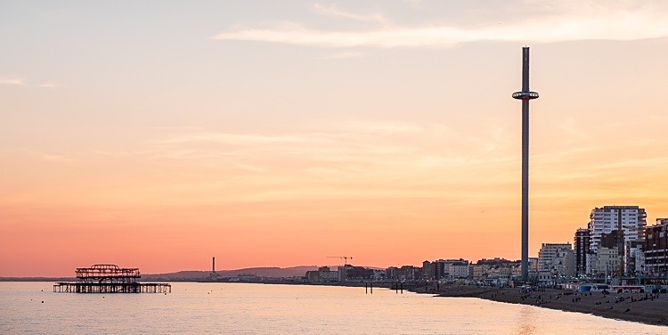 West Pier and the i360, Brighton (5) - Sussex