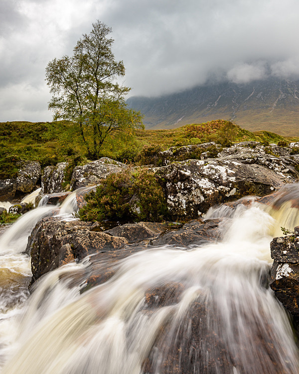 River Coupall Waterfall, Buachaille Etive Mor (4) - Glencoe