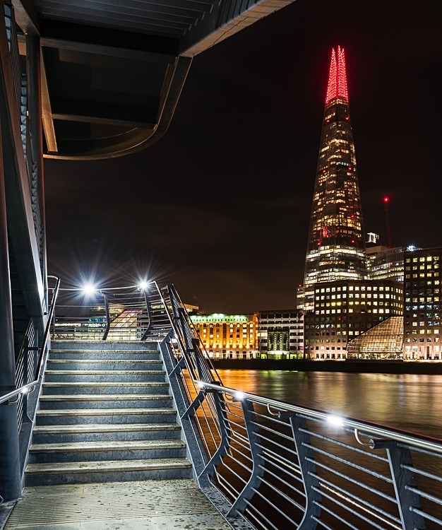 The Shard from under London Bridge (2) - The Shard