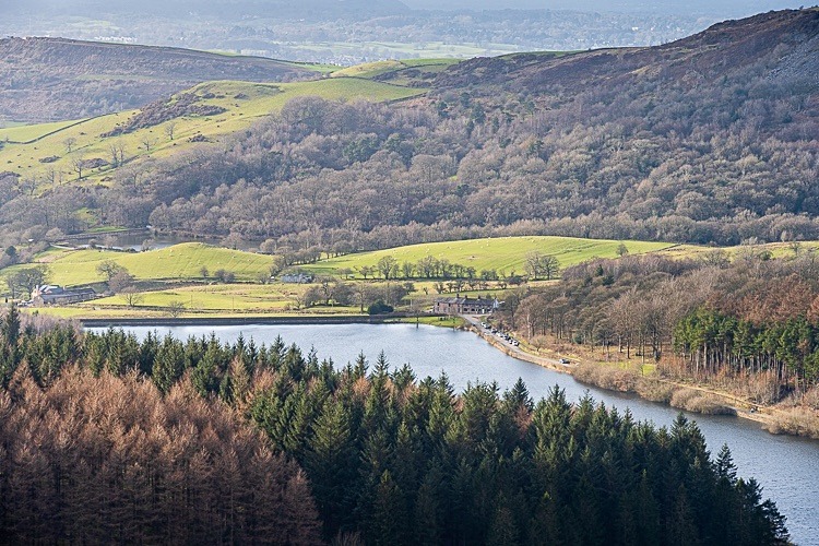 Leather's Smithy and Ridgegate reservoir - The Langley Reservoirs