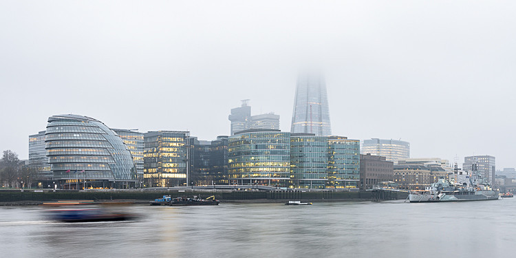 The Shard from the Tower of London (2) - The Shard