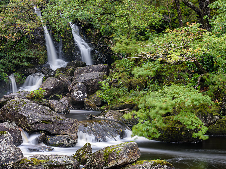 Waterfall at Inversnaid (1) - Loch Lomond and The Trossachs