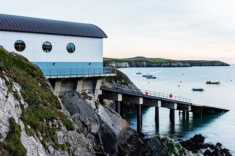 New lifeboat station, St Justinians, Pembrokeshire - Wales