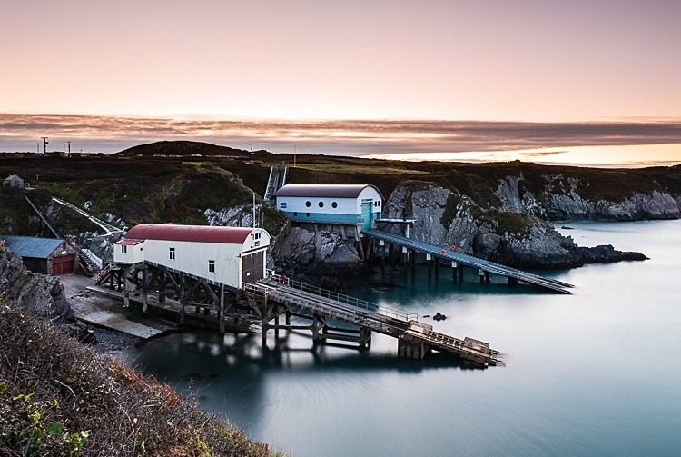 Lifeboat stations at St Justinians, Pembrokeshire - Wales