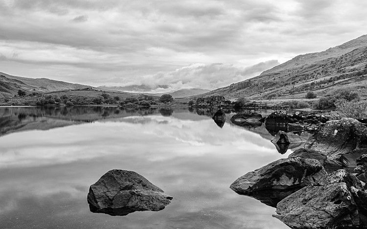 Towards Snowdon from Llyn Mymbyr (3) - Wales