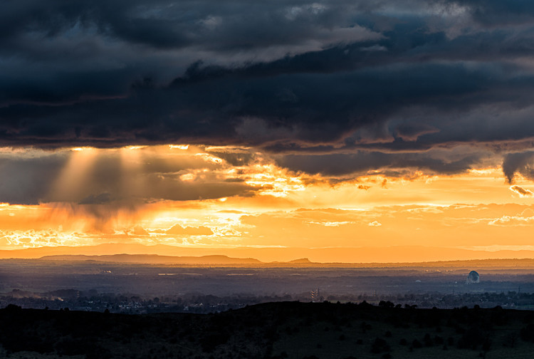 Jodrell Bank sunset (1) - Jodrell Bank