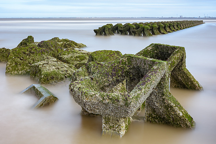 Sea defences, New Brighton (5) - Merseyside
