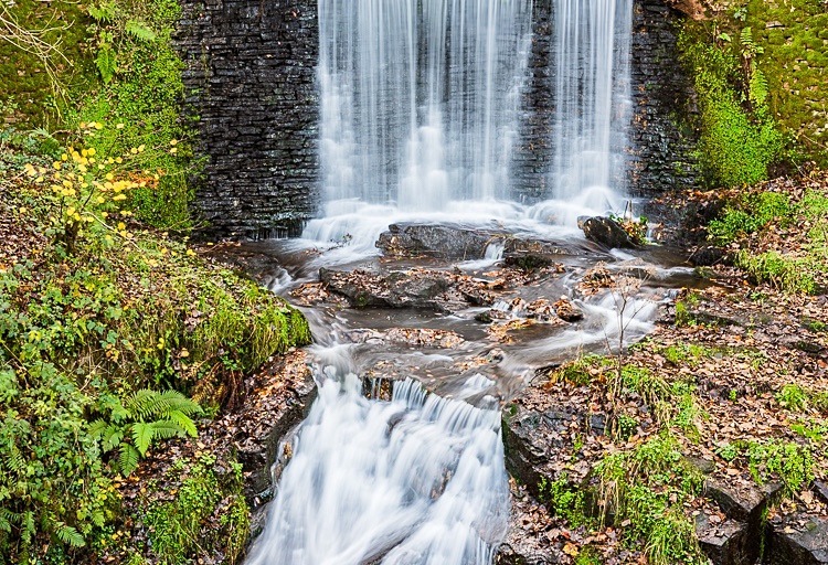 Waterfall, Waulkmill, Bollington - Macclesfield Countryside