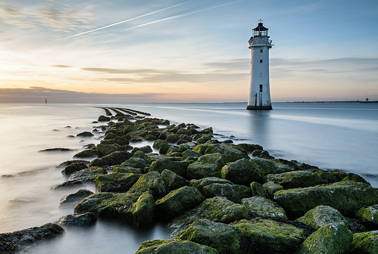 Sunset at Perch Rock Lighthouse (2) - Merseyside