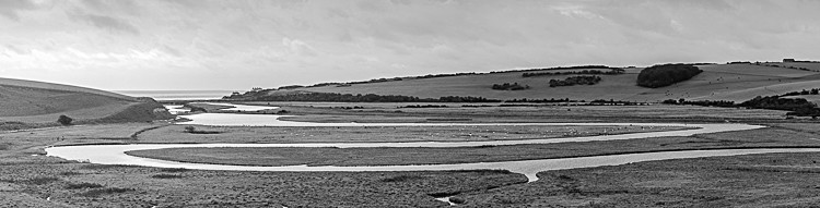 Meandering river, Seven Sisters Country Park - Sussex