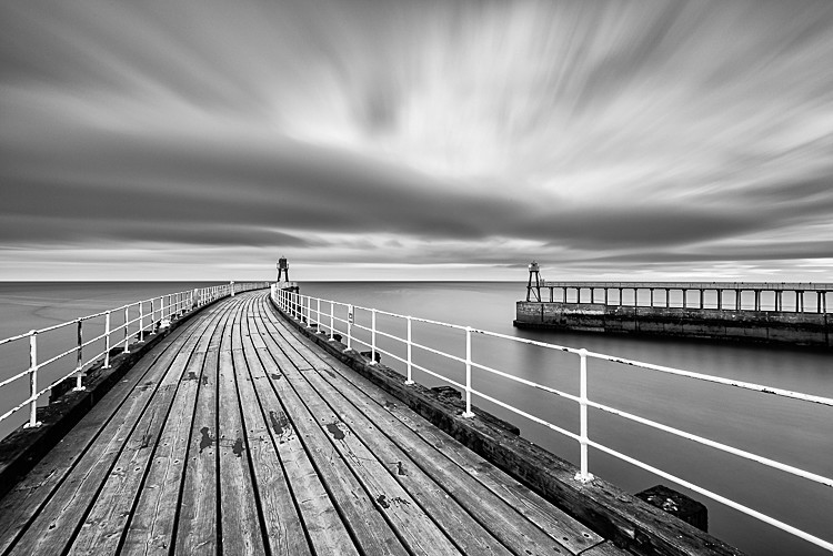 Dawn at the Whitby piers (6) - Around Whitby