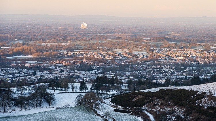 Jodrell Bank from Tegg's Nose - Jodrell Bank