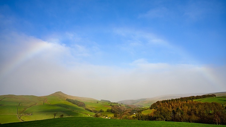 Rainbow over Shutlingsloe - Shutlingsloe