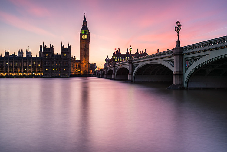 Big Ben at dusk (1) - Westminster