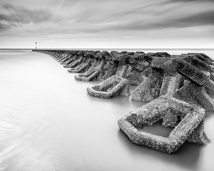 Sea defences, New Brighton (3) - Merseyside