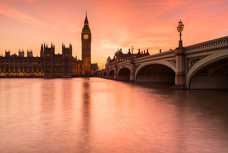 Big Ben at dusk (2) - Westminster