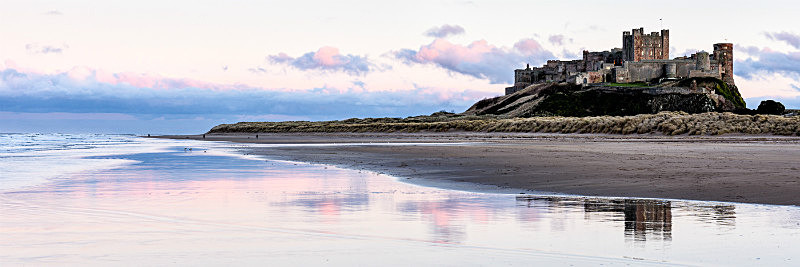 Sunset at Bamburgh (2) - Northumberland