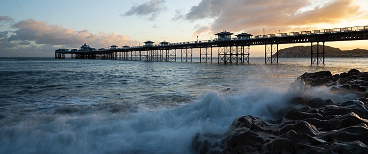 Llandudno pier and the Little Orme - Wales