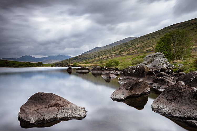 Towards Snowdon from Llyn Mymbyr (2) - Wales
