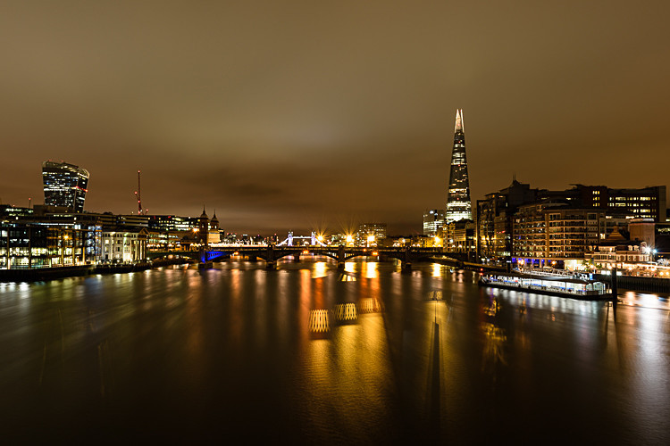 The Shard from the Millennium Footbridge (3) - The Shard