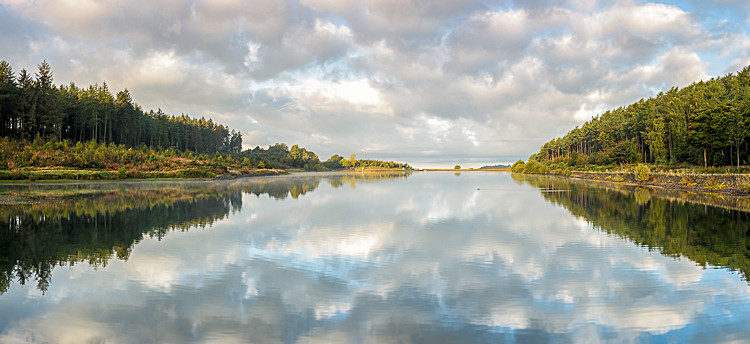 Ridgegate panorama - The Langley Reservoirs