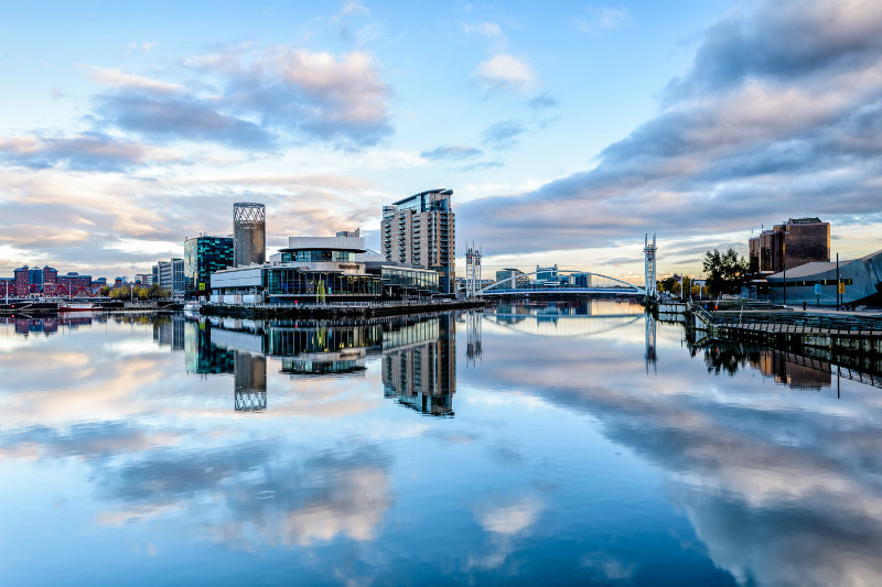 The Lowry and Millennium Footbridge (3) - Salford Quays