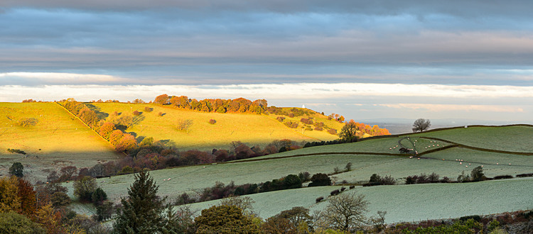 Kerridge Ridge and White Nancy - White Nancy