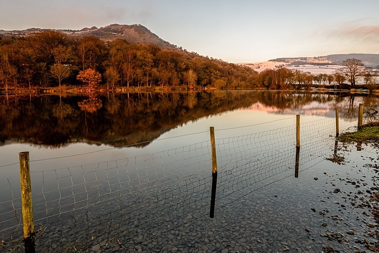 Tegg's Nose reservoir reflections - Macclesfield Countryside