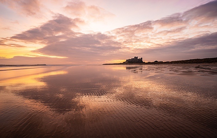 Sunrise at Bamburgh (5) - Northumberland
