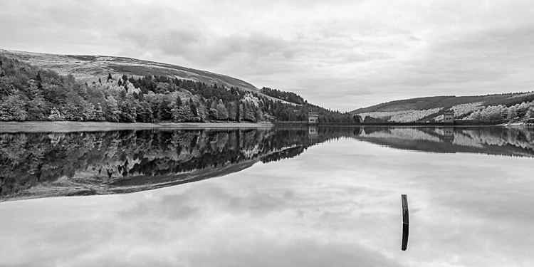 Derwent Reservoir panorama (2) - Derwent Reservoir