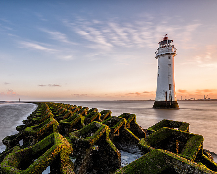 Sunset at Perch Rock Lighthouse (4) - Merseyside