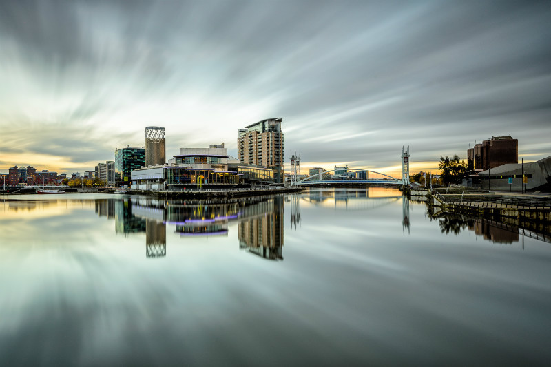 The Lowry and Millennium Footbridge (1) - Salford Quays