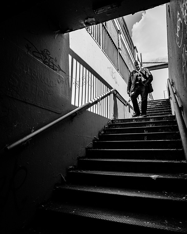 Stairs to Leake Street - Street Photography