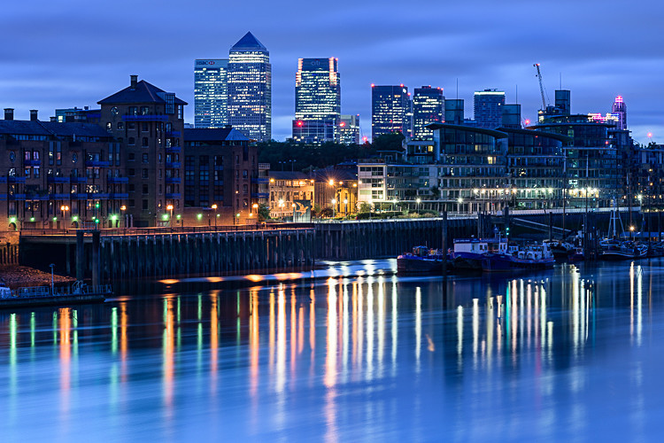 Canary Wharf from Tower Bridge - Other locations