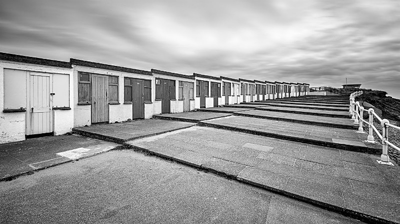 Beach huts at Crooklets - Cornwall