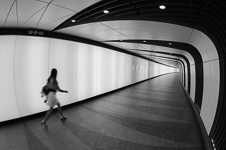 Light Tunnel at King's Cross (4) - Street Photography