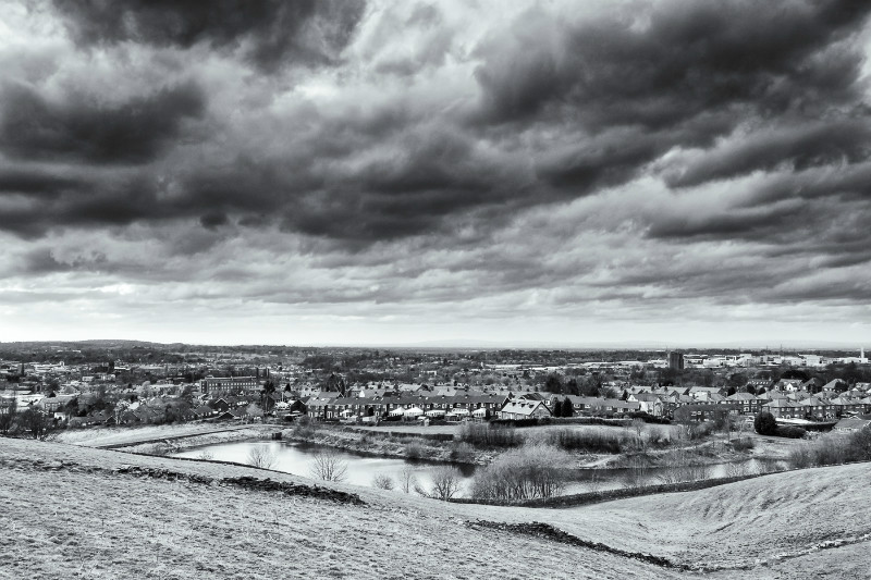 Macclesfield viewed from Blakelow Road - Around Macclesfield Forest