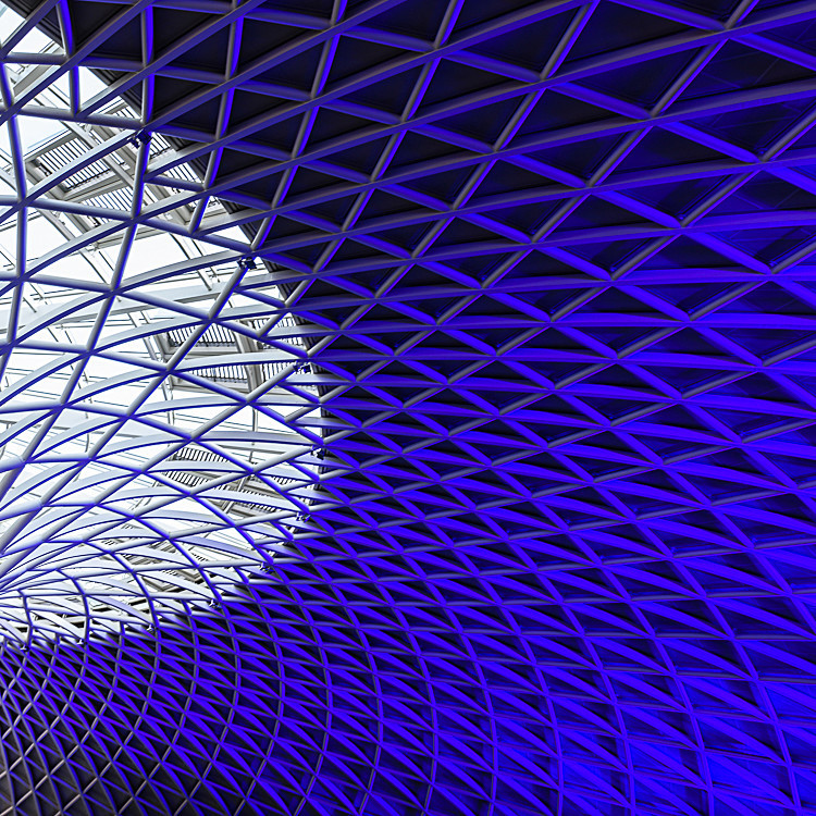 Ceiling in King's Cross Station (1) - Underground/DLR