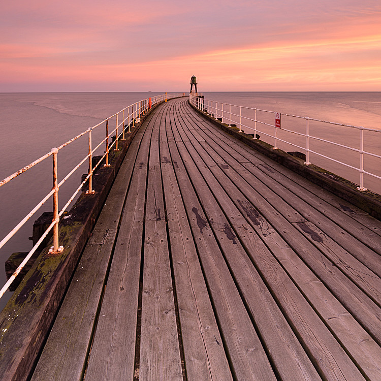 Dawn at West Pier - Around Whitby
