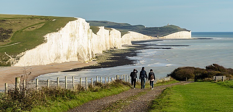Seven Sisters from Seaford Head (2) - Sussex